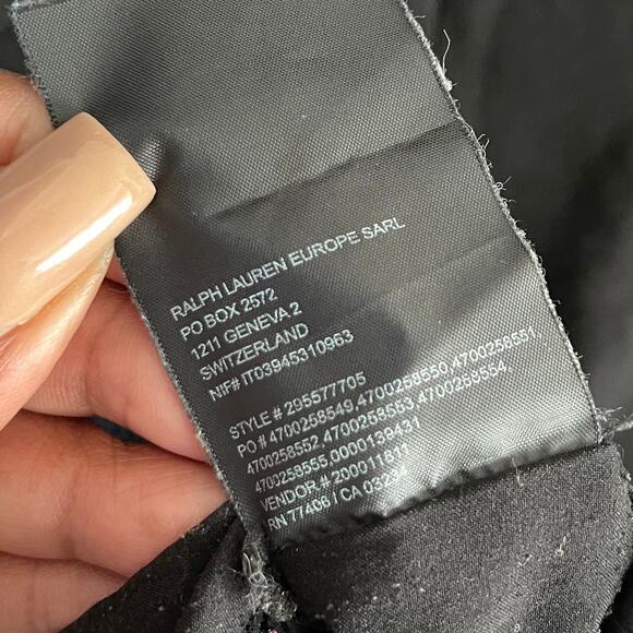 Club Monaco Milancey Scallop Trim Sheath Dress Womens 00 Black Workwear Cocktail - Picture 6 of 10